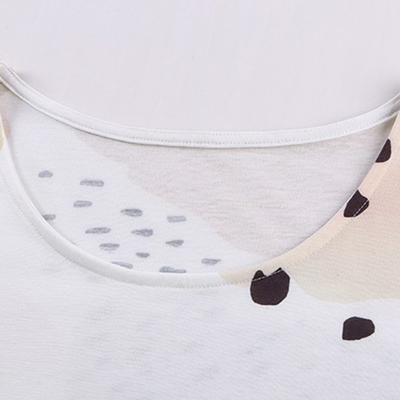 Light Blue Leopard Color Block Mini Dress - Picture 5 of 10